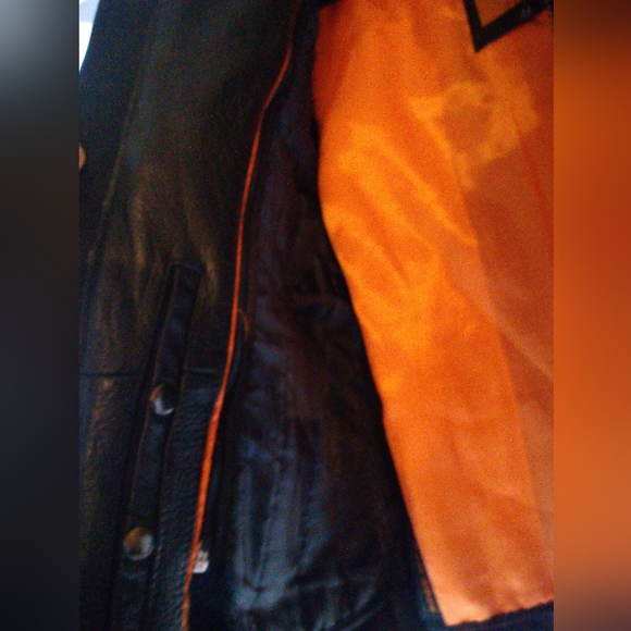 Heavy Duty Leather biker jacket XL - Picture 6 of 7